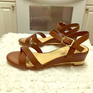 Cole Haan Elsie criss cross wedges!